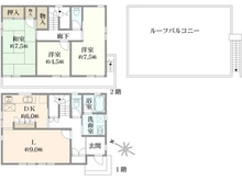 【東京都/板橋区成増】板橋区成増二丁目 中古戸建 間取り図