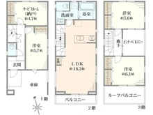 【埼玉県/朝霞市本町】朝霞市本町2丁目 新築戸建 C号棟 間取り図
