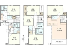 【神奈川県/川崎市中原区上丸子八幡町】上丸子八幡町　賃貸併用住宅 間取り図
