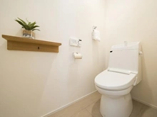 【神奈川県/茅ヶ崎市柳島海岸】茅ヶ崎市柳島海岸　戸建 トイレ：家具調度品は価格に含まれません