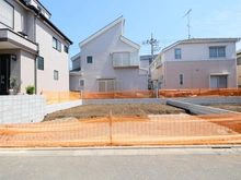 【東京都/国分寺市日吉町】国分寺市日吉町4丁目　新築戸建1号棟 現地（建築前）：全2区画　左側