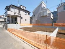 【東京都/国分寺市日吉町】国分寺市日吉町4丁目　新築戸建1号棟 現地（建築前）：全2区画　左側