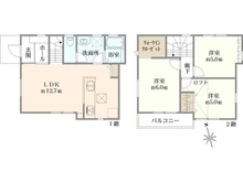 【東京都/国分寺市日吉町】国分寺市日吉町4丁目　新築戸建1号棟 間取り図