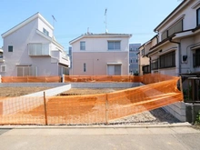 【東京都/国分寺市日吉町】国分寺市日吉町4丁目　新築戸建2号棟 現地（建築前）：全2区画　右側