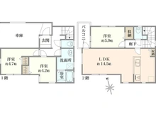 【東京都/国分寺市日吉町】国分寺市日吉町4丁目　新築戸建2号棟 間取り図