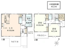【東京都/国分寺市光町】国分寺市光町1丁目　中古戸建 間取り図