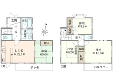 【東京都/国分寺市西町】国分寺市西町2丁目　中古戸建 間取り図