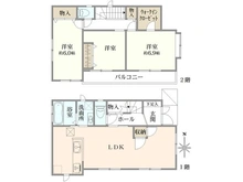 【東京都/国立市西】国立市西2丁目　中古戸建 間取り図