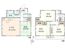 【東京都/小平市小川町】小平市小川町1丁目　中古戸建 間取り図