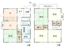【神奈川県/相模原市緑区下九沢】下九沢一戸建 間取り図