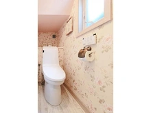 【東京都/国立市中】国立市中2丁目　戸建 トイレ：1階　全館空調でトイレまで快適な温度