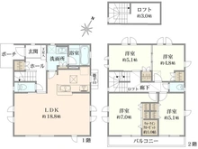 【東京都/国分寺市富士本】プラウドシーズン国立　四季の街 間取り図