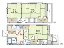 【兵庫県/神戸市東灘区本山中町】神戸市東灘区本山中町三丁目　中古戸建 間取り図