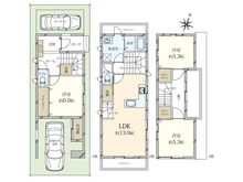 【兵庫県/神戸市東灘区西岡本】神戸市東灘区西岡本一丁目 中古戸建 間取り図