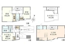 【東京都/足立区梅田】足立区梅田3丁目　戸建 間取り図