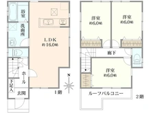 【東京都/足立区平野】足立区平野3丁目　中古戸建 間取り図