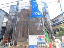 【東京都/足立区古千谷本町】足立区古千谷本町1丁目 戸建 建築中の外観
