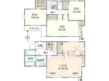 【東京都/足立区古千谷本町】足立区古千谷本町1丁目 戸建 間取り図