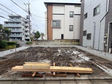 【東京都/足立区東和】足立区東和2丁目 新築戸建 建築中の外観