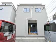 【千葉県/浦安市入船】浦安市入船4丁目新築戸建て1号棟 建築中の外観：全２区画、全２棟現場