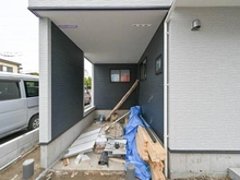 【千葉県/浦安市入船】浦安市入船4丁目新築戸建て1号棟 建築中の外観：全２区画、全２棟現場