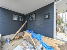 【千葉県/浦安市入船】浦安市入船4丁目新築戸建て1号棟 建築中の外観：全２区画、全２棟現場