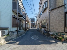 【東京都/江戸川区西瑞江】江戸川区西瑞江3丁目新築戸建 前面道路から続く道路：私道入口部分