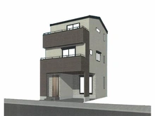 【東京都/江戸川区南葛西】江戸川区南葛西2丁目新築戸建て 完成予想図：図面を基に描き起したもので、実際とは多少異なる場合があります。