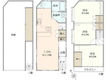 【東京都/江戸川区北葛西】江戸川区北葛西5丁目戸建 間取り図