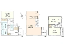 【東京都/葛飾区西新小岩】葛飾区西新小岩5丁目新築戸建て 間取り図