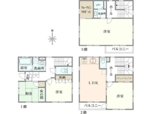 【東京都/江戸川区西葛西】江戸川区西葛西7丁目中古戸建 間取り図