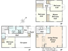 【埼玉県/さいたま市南区辻】さいたま市南区辻6丁目　新築戸建 間取り図