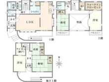 【埼玉県/さいたま市南区別所】さいたま市南区別所4丁目　中古戸建 間取り図