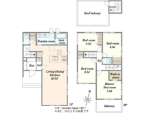 【埼玉県/さいたま市南区大字太田窪】さいたま市南区大字太田窪　新築戸建　3号棟 間取り図