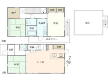 【東京都/葛飾区南水元】葛飾区南水元4丁目中古戸建 間取り図