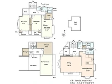 【東京都/世田谷区上馬】世田谷区上馬2丁目　中古戸建 間取り図