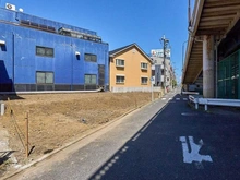 【東京都/江戸川区西葛西】江戸川区西葛西一丁目新築戸建A号棟 現地（建築前）：全2棟／手前側