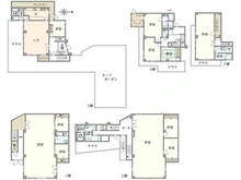 【神奈川県/横浜市鶴見区上末吉】 横浜市鶴見区上末吉一丁目　戸建 間取り図