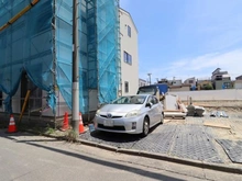 【神奈川県/川崎市幸区小向西町】幸区小向西町4丁目新築戸建　3号棟 現地（建築前）：左側（全７区画）