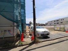 【神奈川県/川崎市幸区小向西町】幸区小向西町4丁目新築戸建　3号棟 現地（建築前）：左側（全７区画）