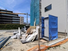 【神奈川県/川崎市幸区小向西町】幸区小向西町4丁目新築戸建　3号棟 現地（建築前）：右側（全７区画）