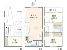 【神奈川県/川崎市川崎区台町】川崎区台町新築戸建　B号棟 間取り図