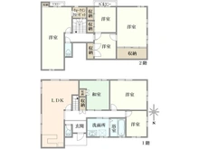 【京都府/京田辺市薪畠】京田辺市薪畠　中古戸建 間取り図