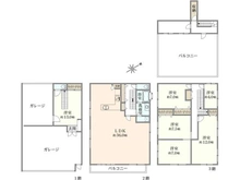 【大阪府/大阪市浪速区日本橋東】大阪市浪速区日本橋東一丁目　中古戸建 間取り図