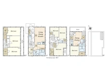 【東京都/品川区大井】品川区大井六丁目　二世帯住宅 間取り図
