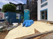 【東京都/練馬区富士見台】練馬区富士見台4丁目　新築戸建　2号棟 建築中の外観