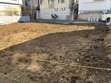 【東京都/中野区上高田】中野区上高田一丁目　新築戸建　A棟 現地（建築前）：向かって右側（全2棟）