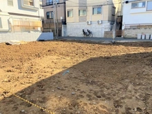 【東京都/中野区上高田】中野区上高田一丁目　新築戸建　A棟 現地（建築前）：向かって右側（全2棟）