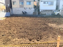 【東京都/中野区上高田】中野区上高田一丁目　新築戸建　B棟 現地（建築前）：向かって中央（全2棟）