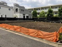 【東京都/杉並区高井戸西】杉並区高井戸西二丁目　新築戸建1号棟 現地（建築前）：向かって右側（全3区画）